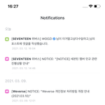 [세븐틴] 이 파란딱지 알림이 나를