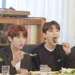 [골든차일드] 아 둘이 한입 크기 차이 보고