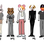 [NCT즌] 특징 강한애들만 그렸는데
