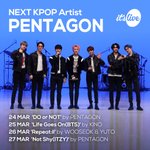 [펜타곤] 와 잇츠라이브 <b>일정표</b> 계속 우리야ㅠㅠ