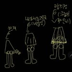 [댓글부탁해] 얘들아 교복치마 <b>무릎위</b> 3센치가 짧은거야..??(사진첨부)