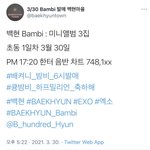 백현 <b>밤비</b> 초동