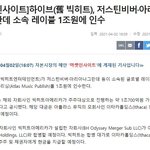 빅히트), 저스틴비버·아리아나 그란데 소속 레이블 1조원에 인수.<b>txt</b>