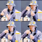 정호석 죠리퐁 <b>라떼</b> 먹는 거 볼 사람