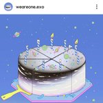 [EXO] 야 공계 케이크 뭐야 새로운 <b>로고</b>임?