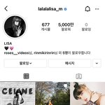 <b>리사</b> 인스타 팔로워 5천만 찍음