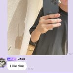 [NCT즌] 야 이마크 <b>파랑색</b> 좋다고 20년하반기부터 그랬잖아