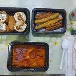 로제떡볶이 <b>유부</b>초밥 세트 시킴