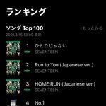 [세븐틴] 와 라.인뮤직 <b>1</b> <b>2</b> 3차트인