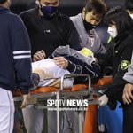 [속보]서울<b>두산</b> 박세혁 큰부상 병원 긴급 이송