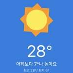 날씨 28도 실화임?