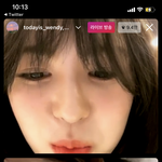 웬디 예리 인스타<b>합방</b>하는데 개귀여움