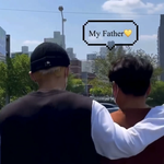 본가 가서 아부지랑 커플룩 입은 남돌