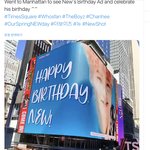 [더보이즈] 더보이즈 뉴, 뉴욕타임스퀘어 생일광고