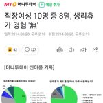 여자들이 생리휴가 <b>악용</b>한다는건