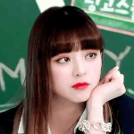 난 유나 앞머리 있는 스타일링이 젤 예<b>뻣음</b>