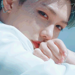 스키즈 필릭스 파란머리