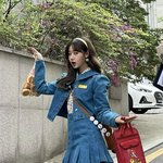 [댓글부탁해] 요거 최유정 청<b>자켓</b> 청치마 정보 아는 사람? ㅠㅠㅠ