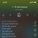 [NCT즌] 얘들아 핫소스 가사 <b>매운맛</b>인데..?