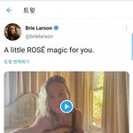 '캡틴마블' 브리라슨 로제 온<b>더그</b>라운드 커버