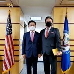 황교안, 내퍼 미 부차관보와 회동…"백신 우선공급 요청"