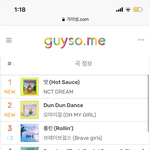 [NCT즌] 지니 일간 차트 1위