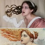 고전미술에 깊은 <b>감명</b>을 받은 여인