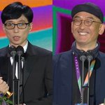 유재석-이준익 감독 <b>백상</b> 대상 수상