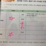 [드루와] 고1 과학 내가 <b>체크</b>한 부분 답 알려 줄 사람 ㅠㅠ