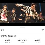 [EXO] 헐 야 <b>템포</b>도 2억뷰까지 얼마 안남음