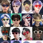 방탄 진 선글라스 취향 <b>독특</b>하네