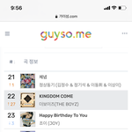 [더보이즈] 지니 22위