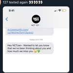 [NCT즌] 오늘도 <b>문자</b>보낸 우리칠...