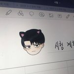 [진격의거인] 리바이 스티커 만들었다~