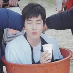 <b>준면</b>이 이거 추워서 고무대야