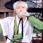 정호석 <b>백발</b>에 한복 입으니까