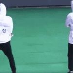 아육대 개시러하는데 이런맛은있지.진지민