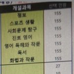 나 과목선택 이거 좀 봐줘 빨리!!!