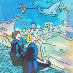 [NCT즌] 사부작즈 그림 대박이다 <b>몽글</b>해ㅠㅠ