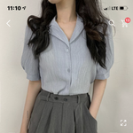 이거 <b>반팔</b> 블라우스 어때 ???