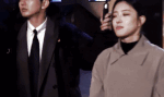 카메라 앞에서만 친하다는 두 배우