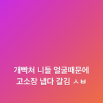 [NCT즌] 계정 착각하고 스토리에 <b>저리</b> 올렸더니