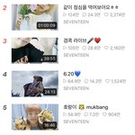 [세븐틴] 정말<b>투명</b>한세븐틴... 2-5위 다 세븐틴..