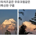 수도권쪽 사는 애들아 어제 <b>구름</b>봄??