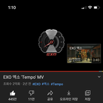 [EXO] 헐 우리 <b>템포</b> 2억뷰 된거알고있었냐