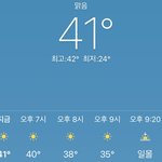 지금 40도