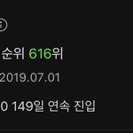 괜괜 아직 <b>차트</b> 1000위권 안에 있음