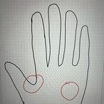 필기 할때 손이 아파서 밴드 <b>붙임</b>ㅠ
