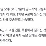 [이것좀봐줘] 강원외고 교내 <b>투신</b>자살 사건 꼭 읽어주세요