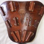 [가죽공예] 가죽 공예-경극용 <b>깃발</b> 꽂이(대구가죽공예)